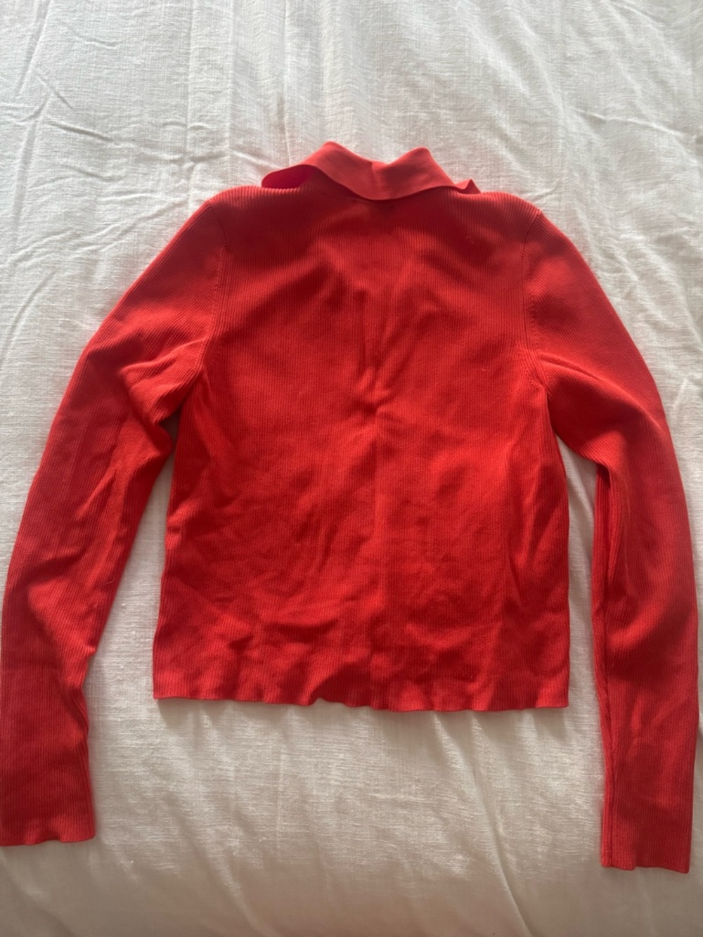 Sandro Paris Button-Up Ribbed Knit Cardigan - Picture 3 of 4